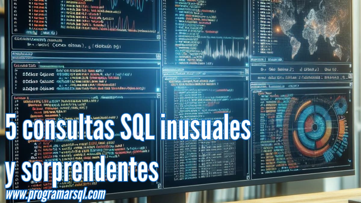 5 consultas SQL inusuales y sorprendentes